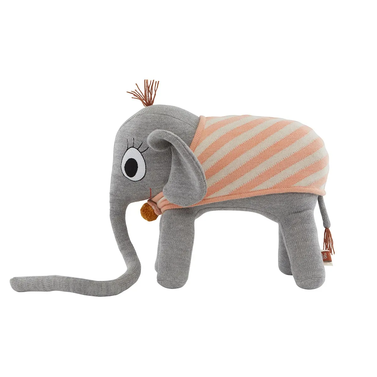 Peluche Éléphant Ramboline - Gris