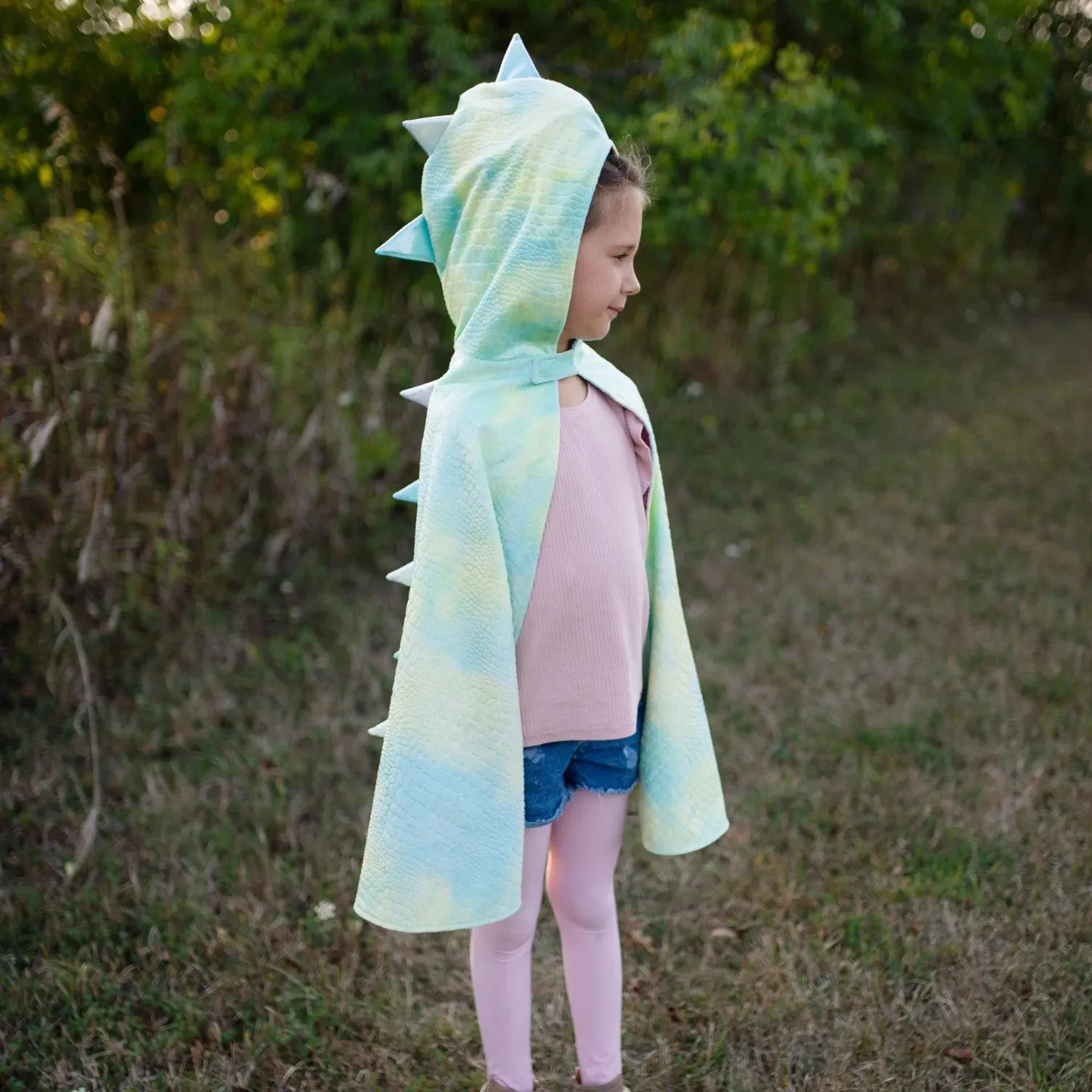 rainbow unicorn dragon reversible cape 5-6