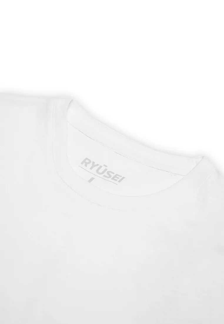 Ryusei Kaos Pria Warrior White