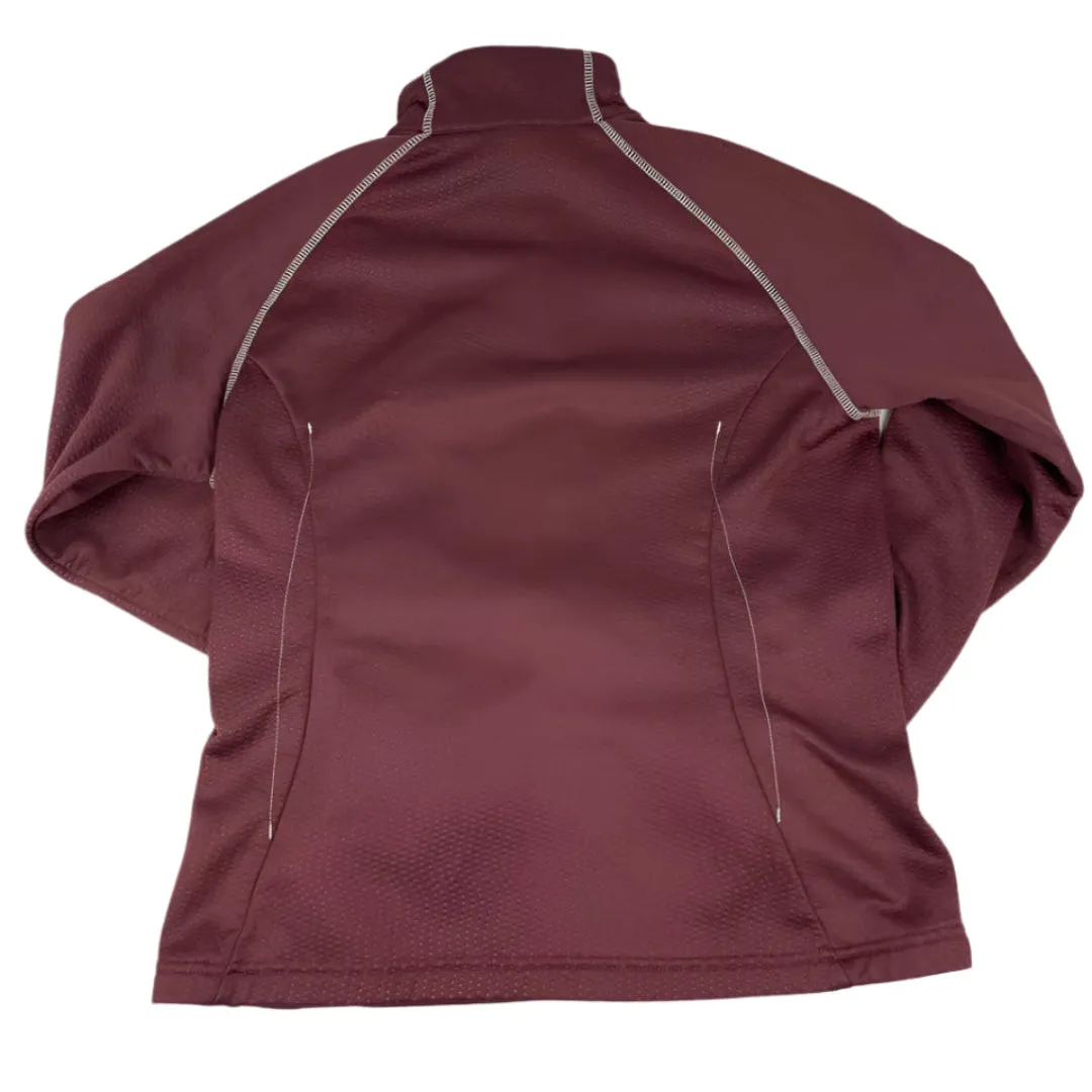 SALOMON FLEECE JACKET-MAROON-S