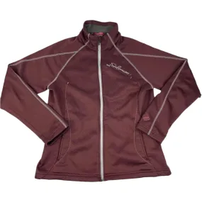 SALOMON FLEECE JACKET-MAROON-S