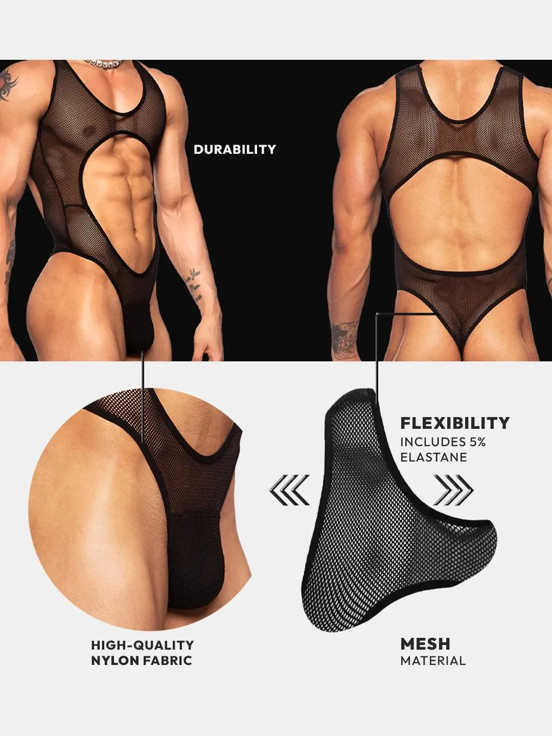 Show Your Abs Bodysuit | Tan