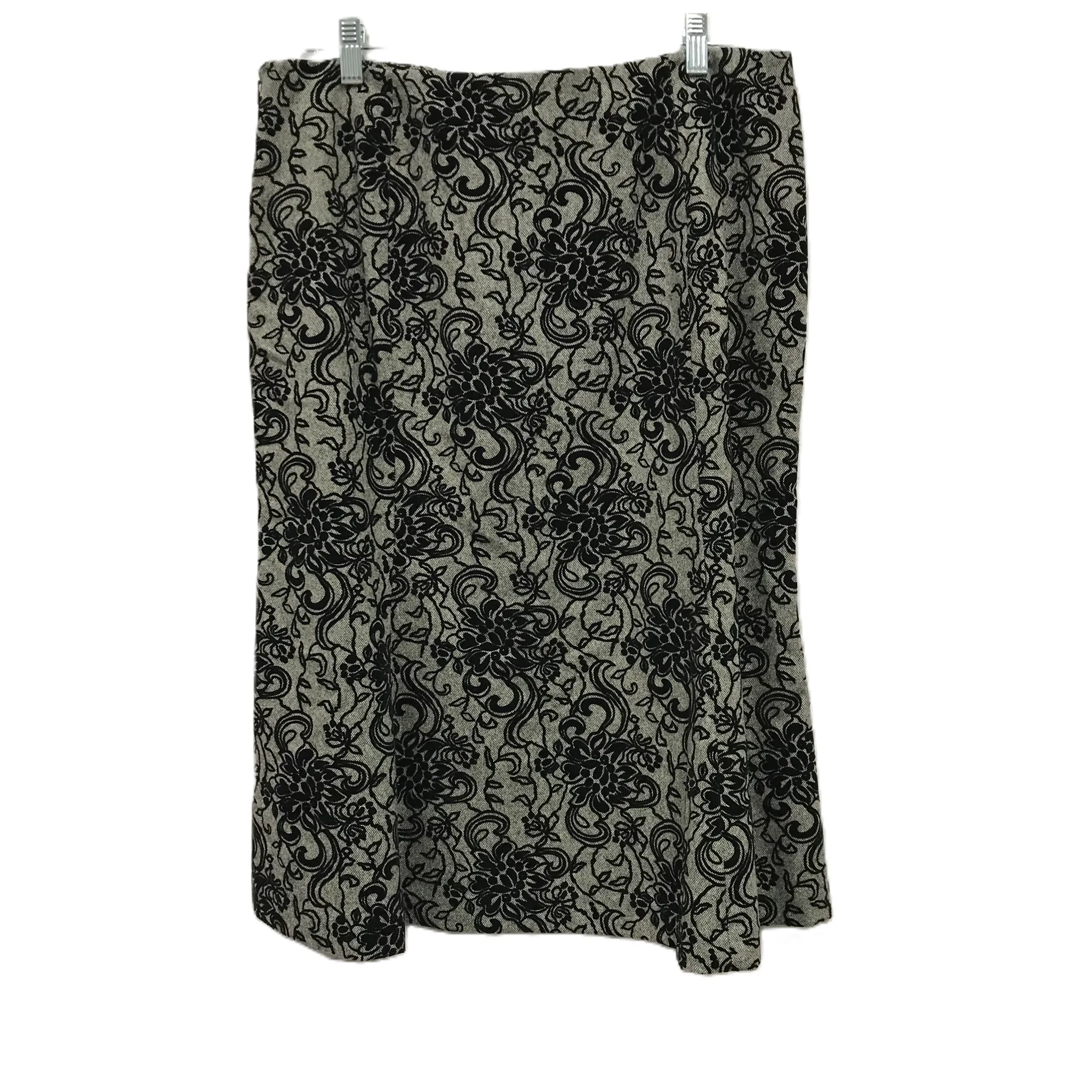Skirt Midi By Loft In Black, Size: 14