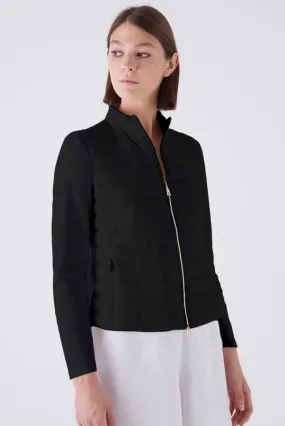 Spike L Knit Down Jacket - Black