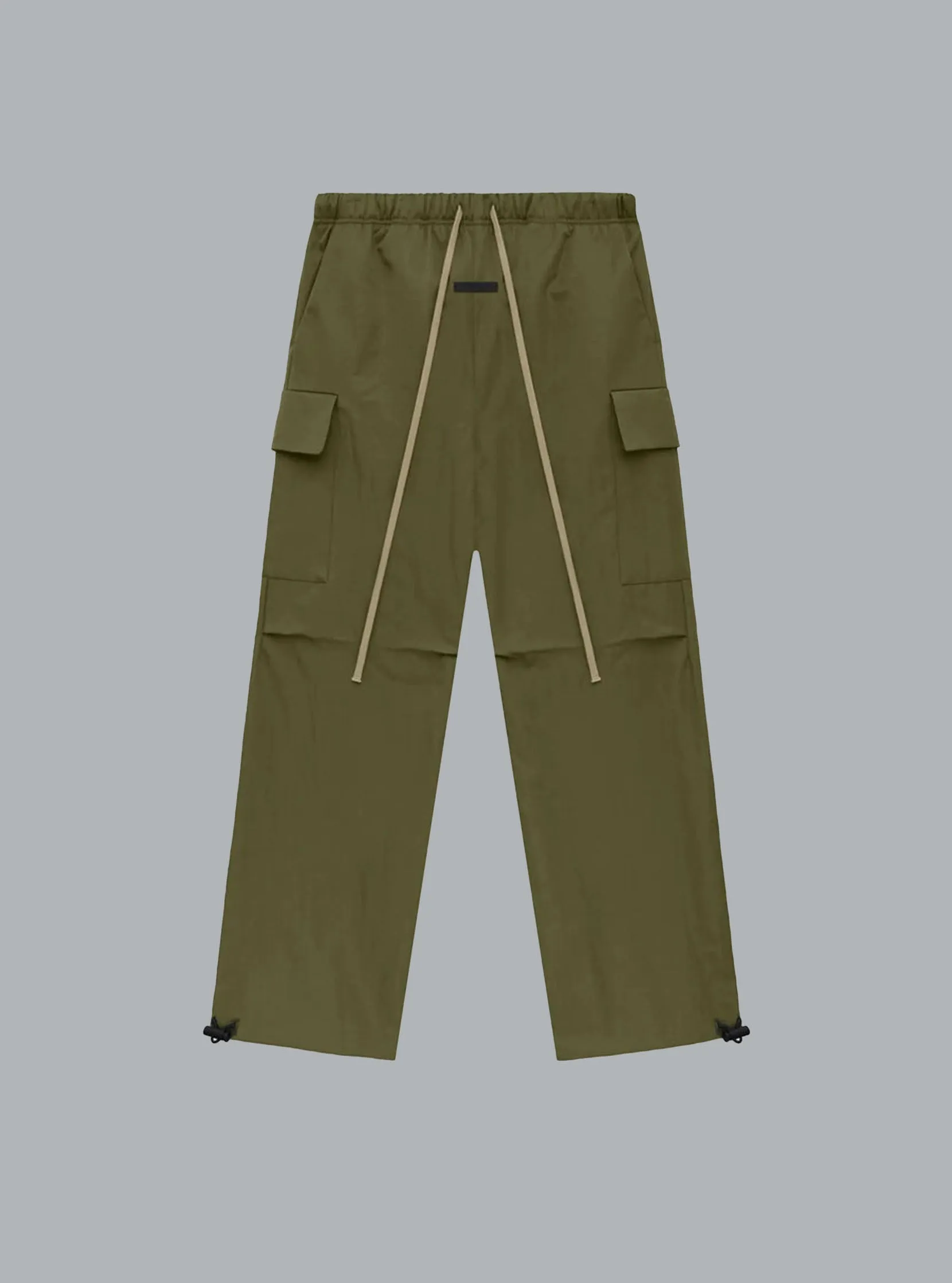 Textured Nylon Army Green