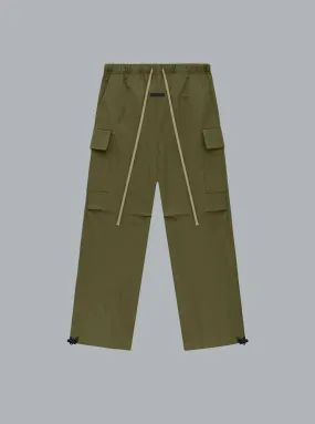 Textured Nylon Army Green
