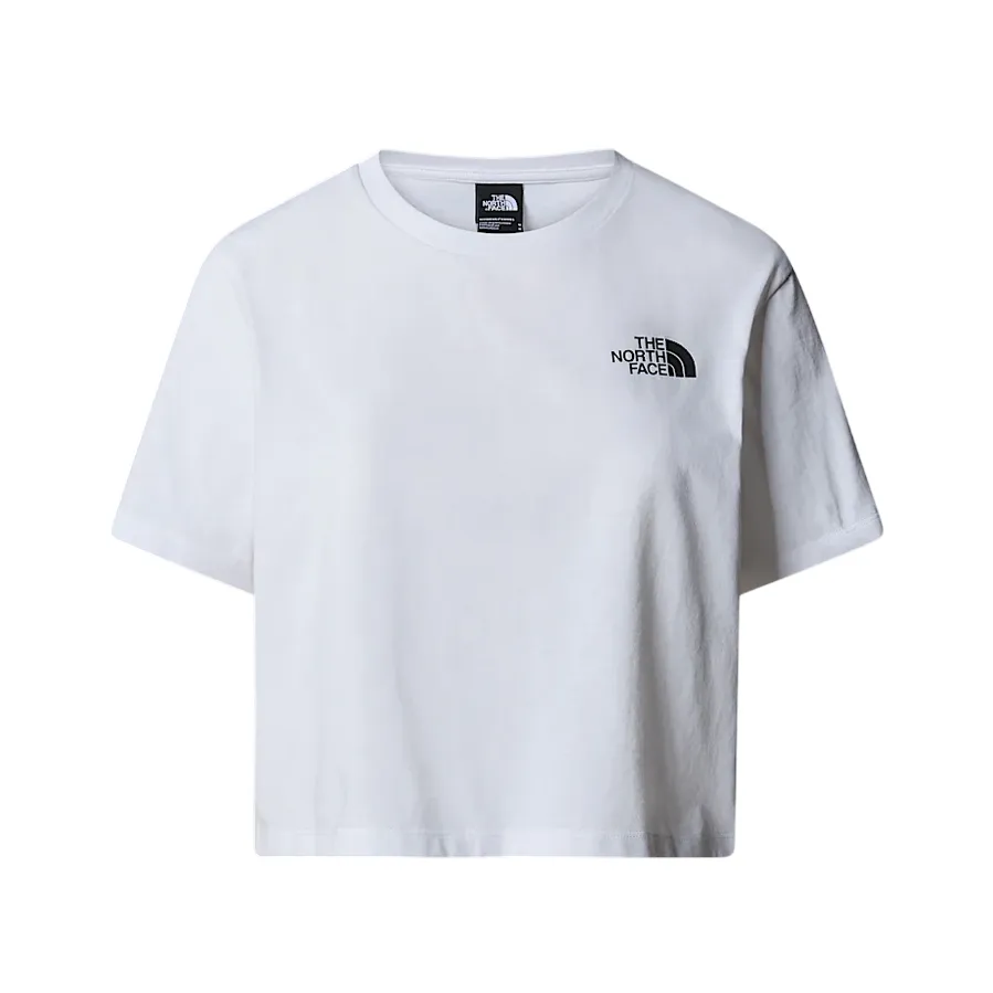 The North Face maglietta manica corta da donna Simple Dome Slim NF0A87U4FN4 bianco
