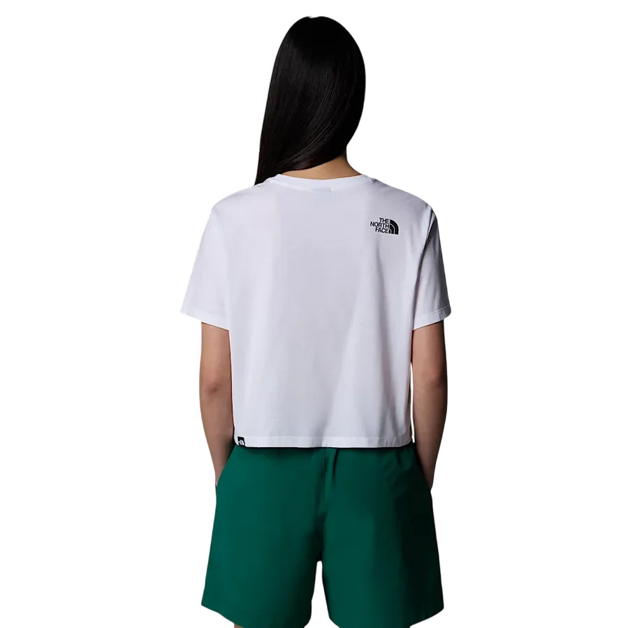 The North Face maglietta manica corta da donna Simple Dome Slim NF0A87U4FN4 bianco