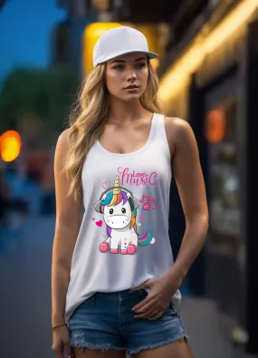 Unicorn Music Love Art Exclusive Tank Top | Grooveman Music