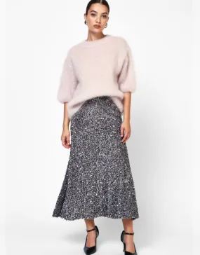 Vanessa Sequin Midi Skirt