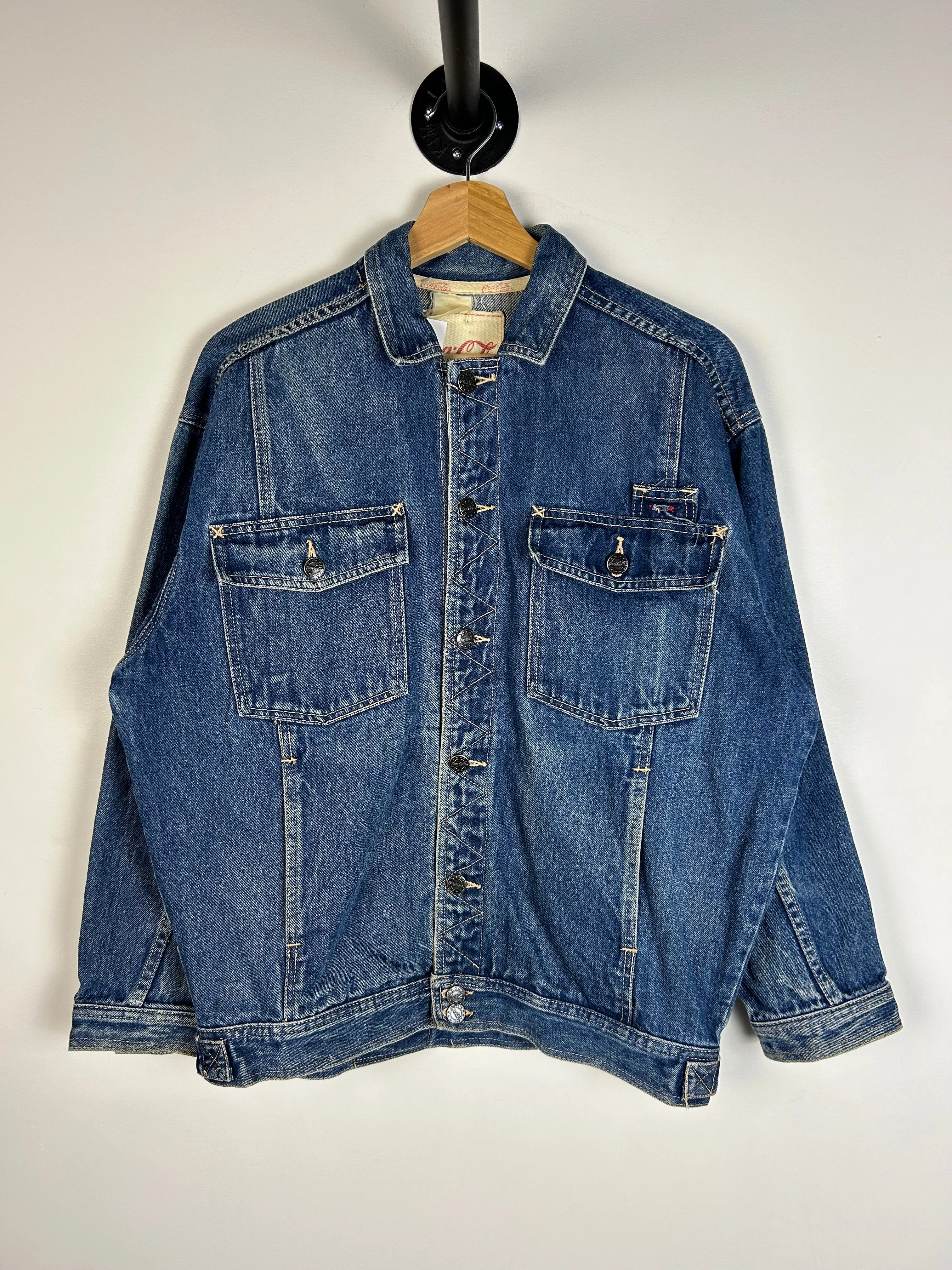 Vintage 90's Coca Cola Blue Denim Jacket