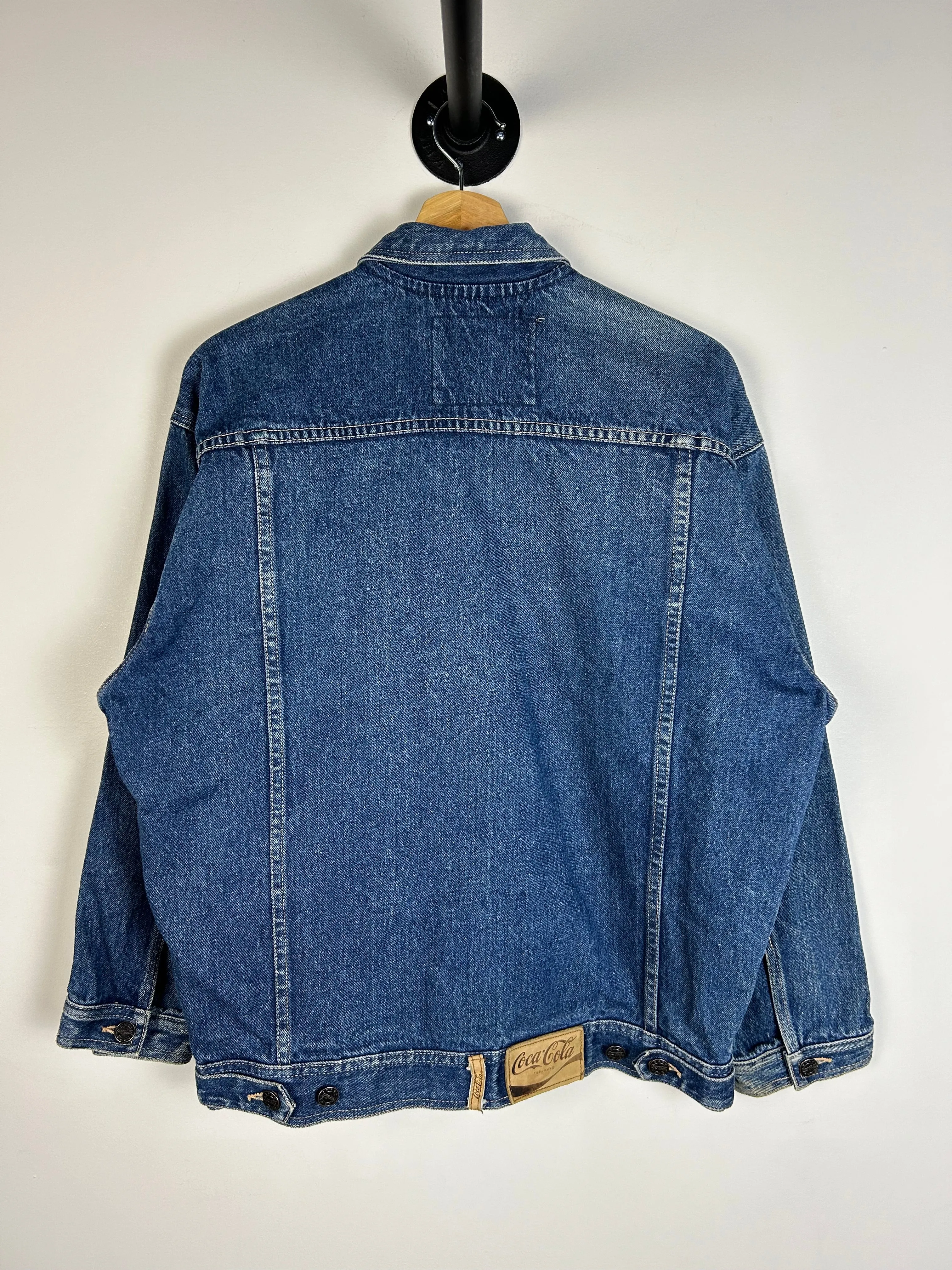 Vintage 90's Coca Cola Blue Denim Jacket