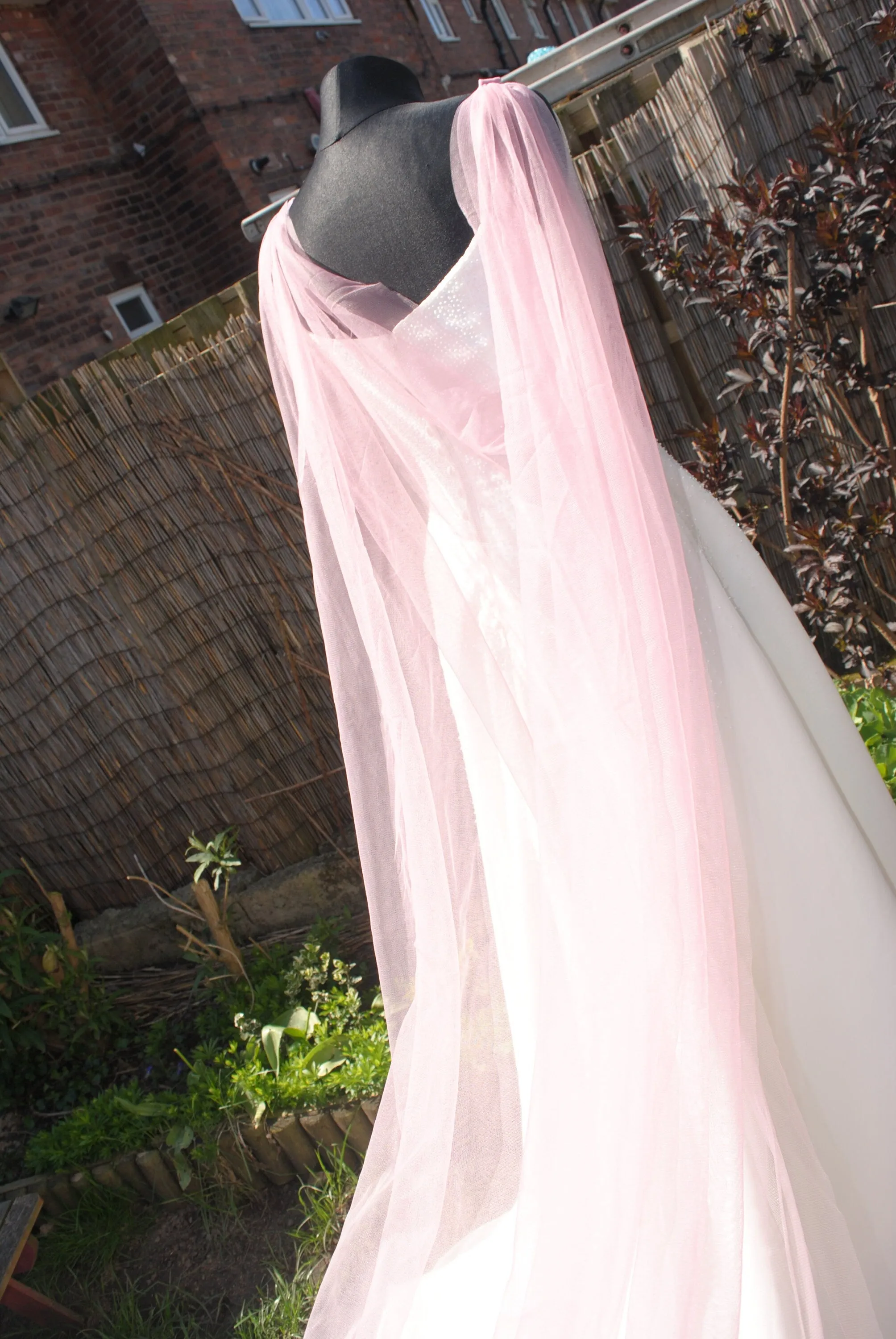 Wedding Cape -  Sparkle Glitter Fabric or Plain Tulle - Other Colours