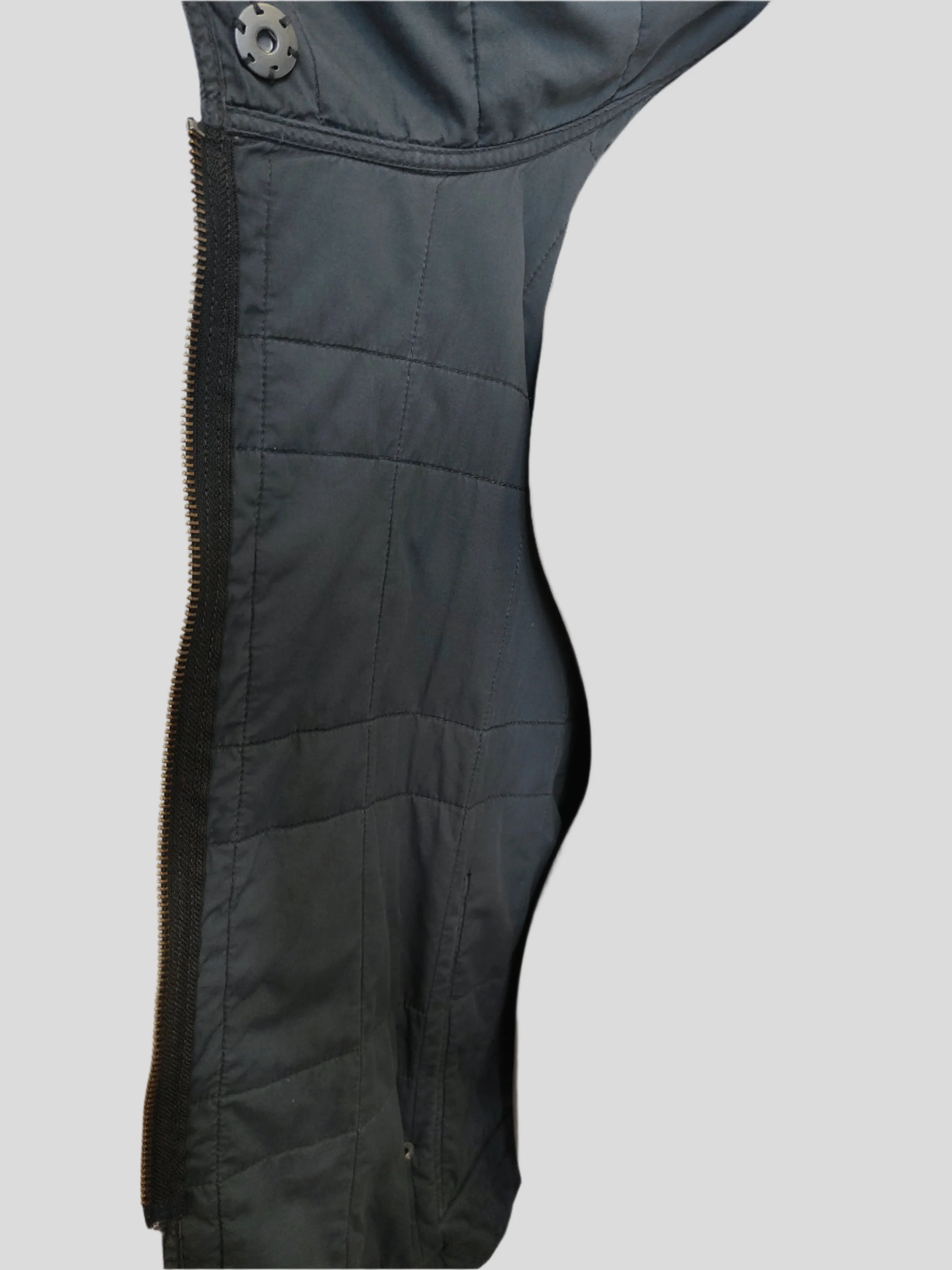 Women's Oversized Quilted Jenny Moto Jacket/Gilet Combo