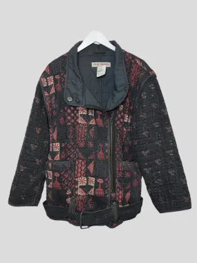 Women's Oversized Quilted Jenny Moto Jacket/Gilet Combo