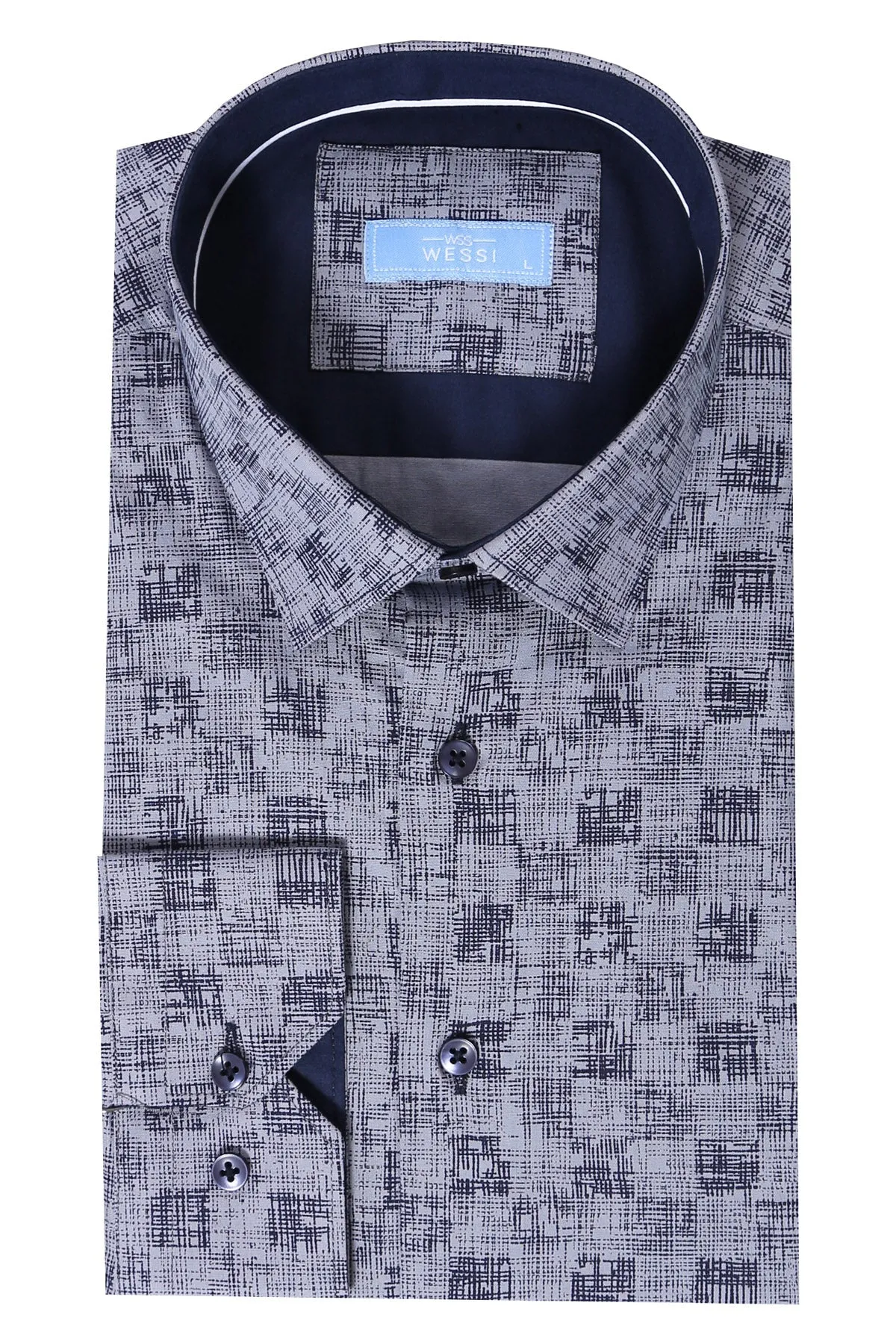 WSS Patterned Long Sleeve Shirt  - Singen
