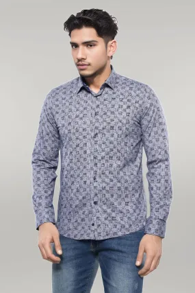 WSS Patterned Long Sleeve Shirt  - Singen