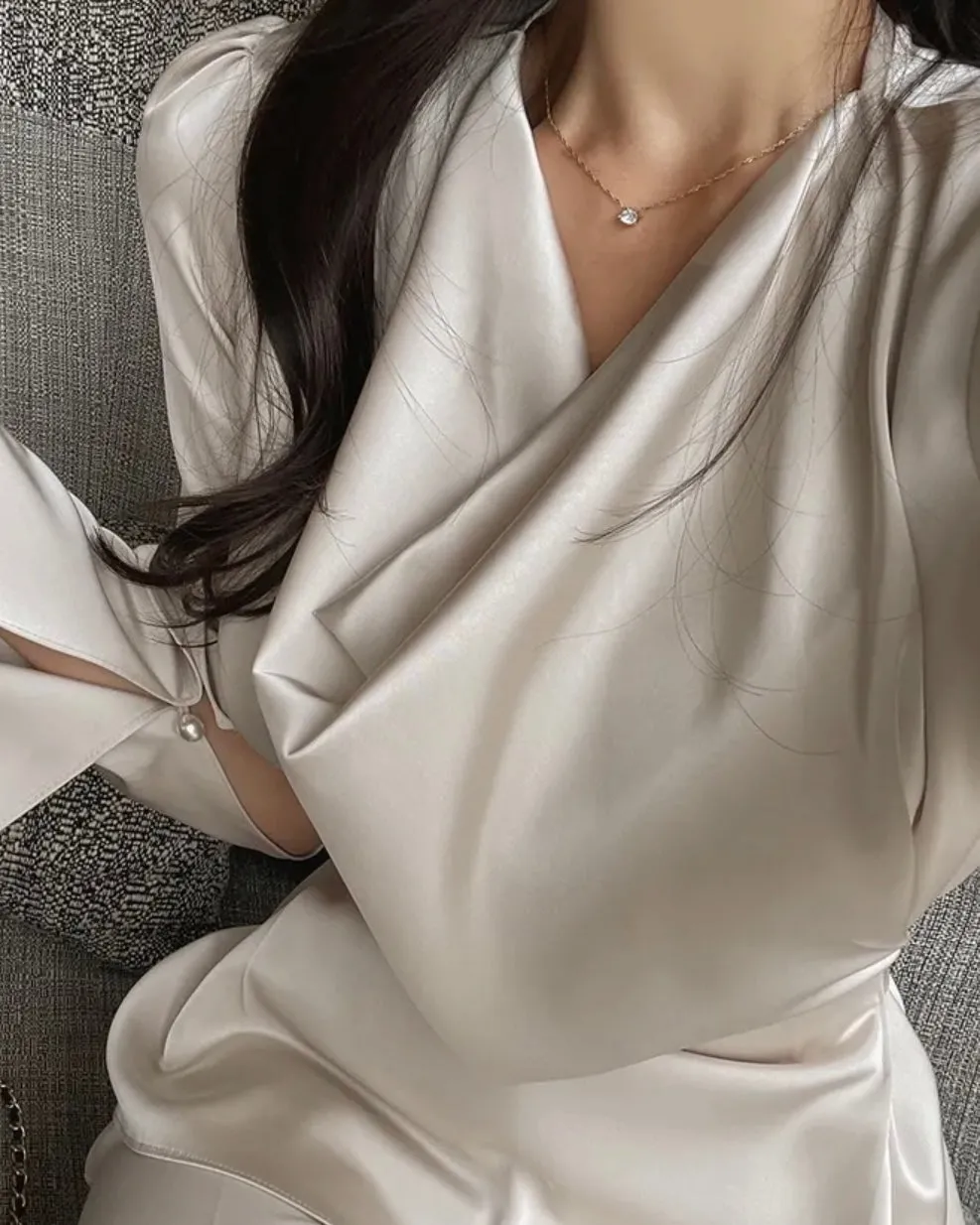 Zoe Drape Blouse