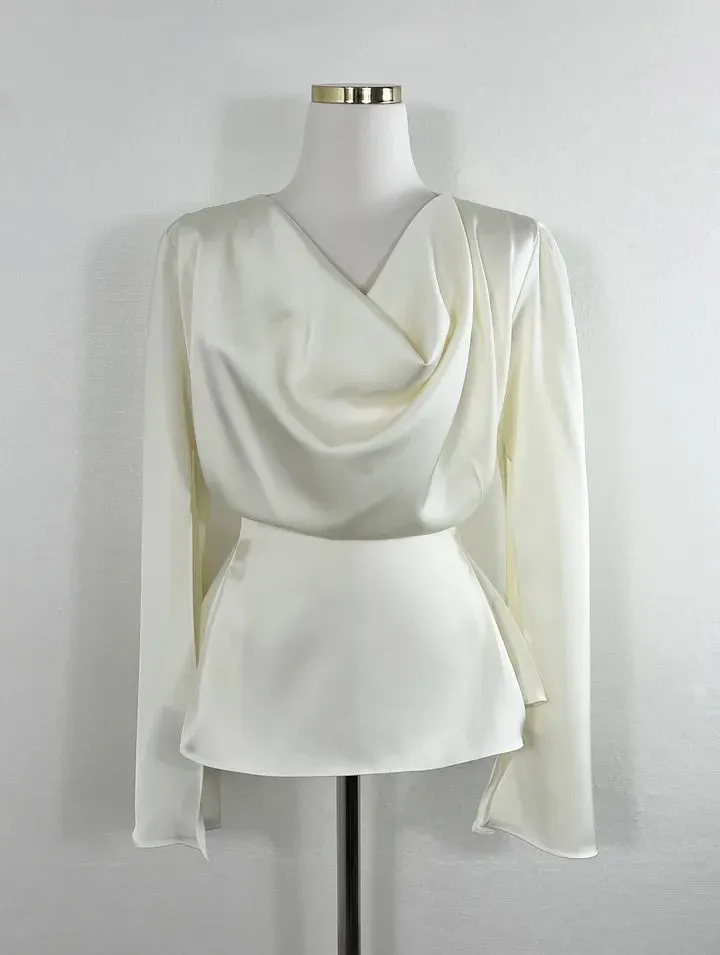 Zoe Drape Blouse