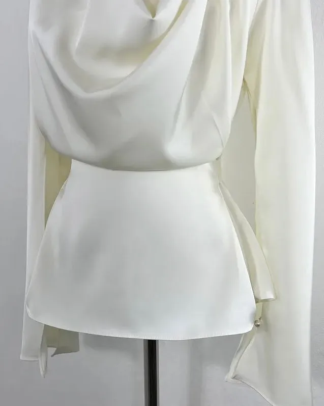 Zoe Drape Blouse