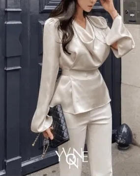 Zoe Drape Blouse