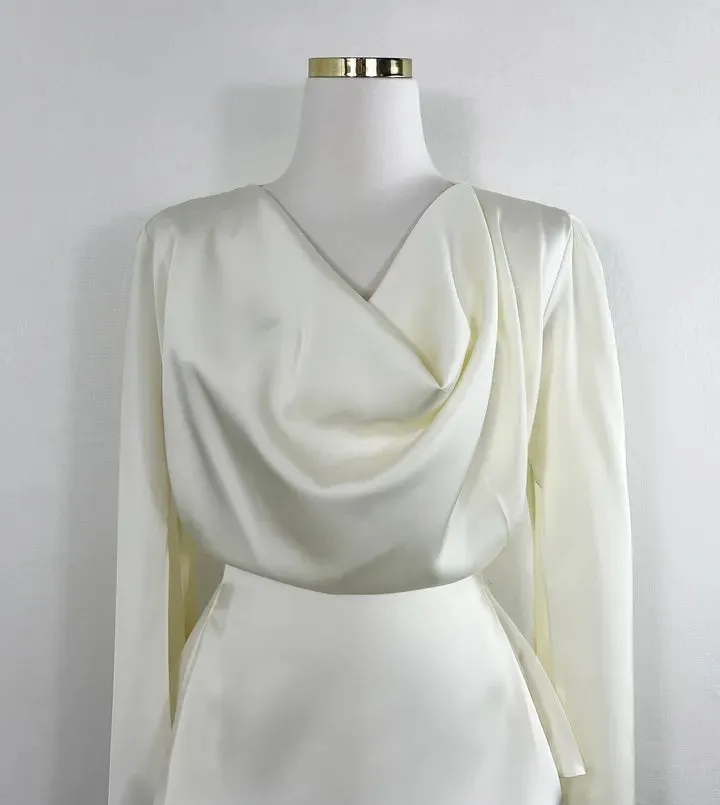 Zoe Drape Blouse