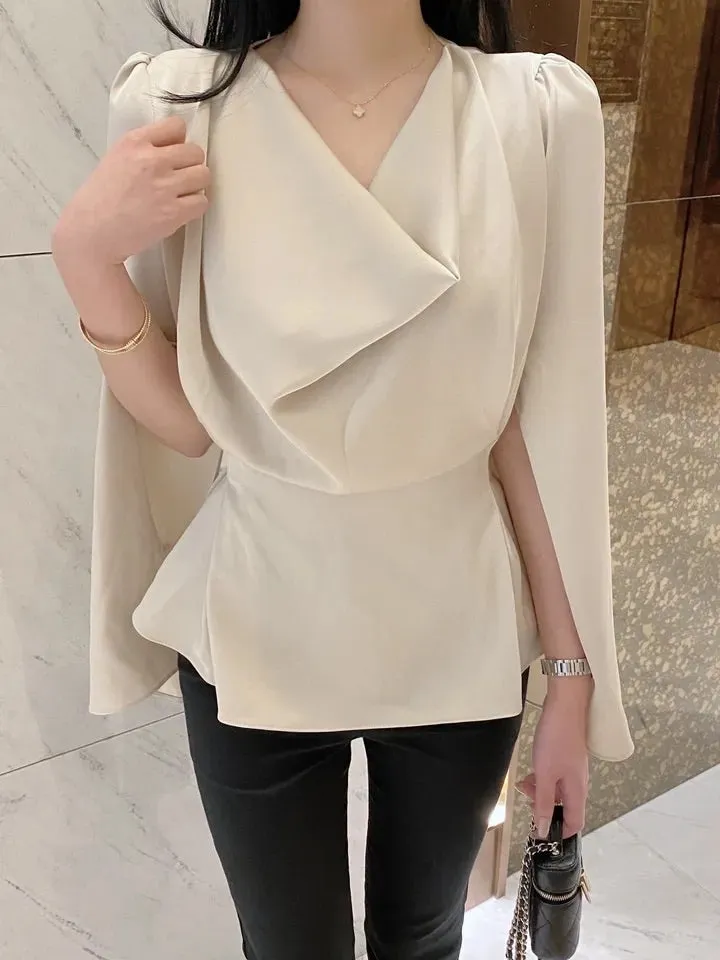 Zoe Drape Blouse