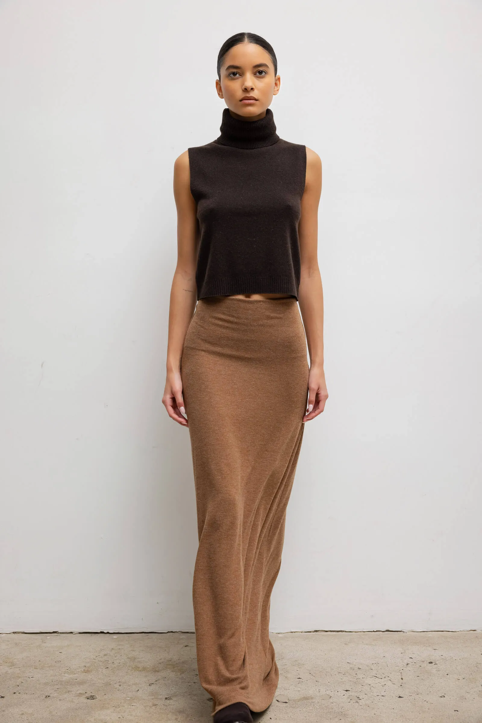 Zoe Sleeveless Turtleneck